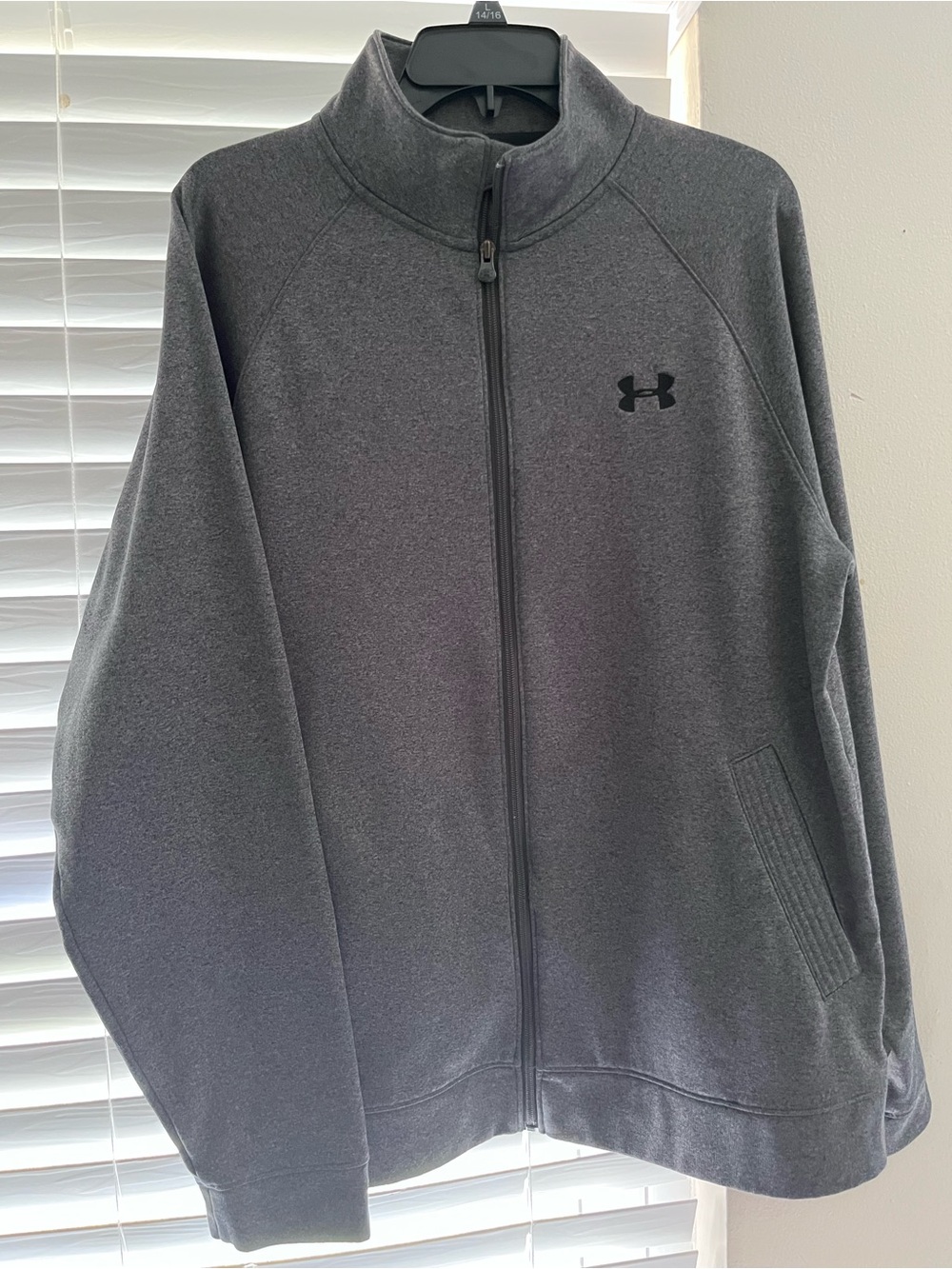 Under Armour Men's Full-Zip Performance Jacket - Charcoal Gray